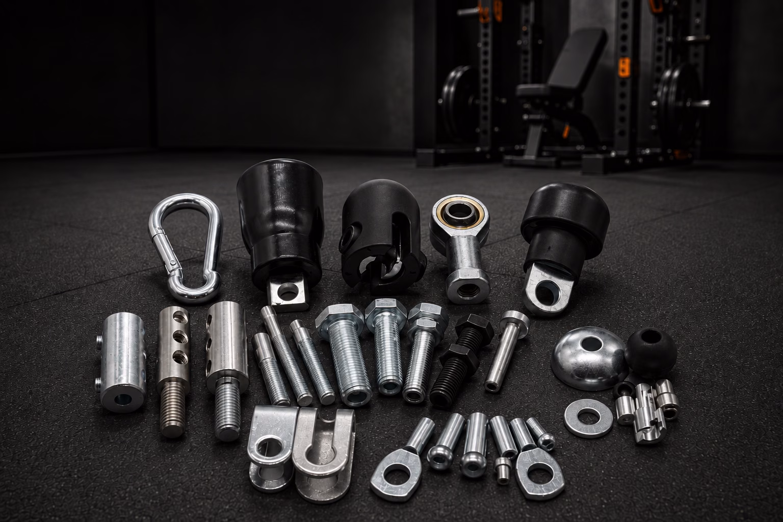 Gym cable fittings and high-precision spare parts
